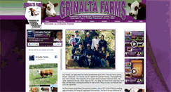 Desktop Screenshot of grinaltafarms.com