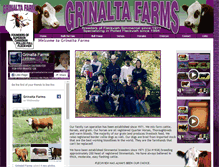 Tablet Screenshot of grinaltafarms.com
